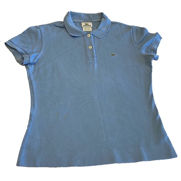 Lacoste Tops - Lacoste Periwinkle Polo Size 38